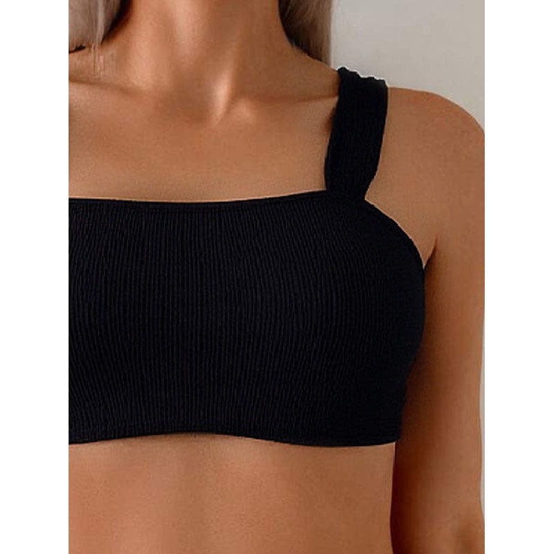 Bikini Set with Wide Straps for Women