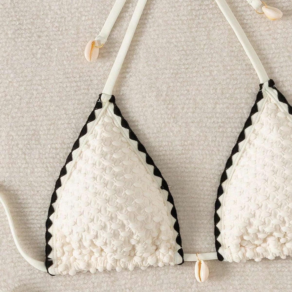 Bikini with Triangle Cut and Adjustable Straps for Women