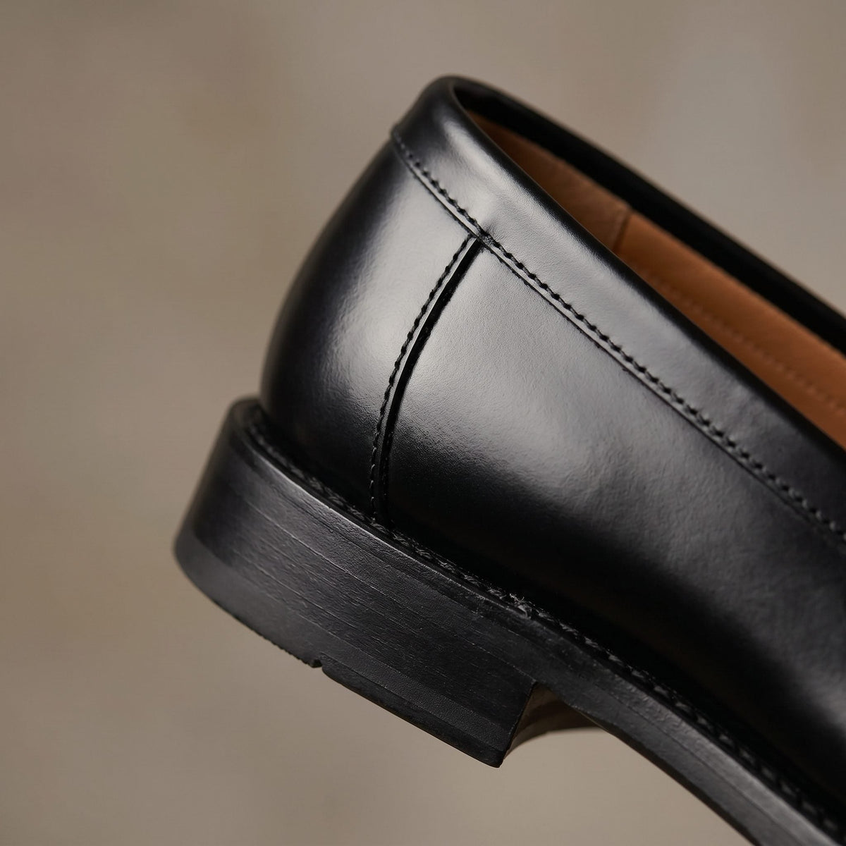 Men's Loafers in Smooth Leather, Slip-On Penny Style