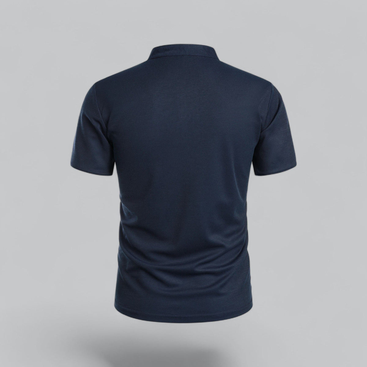 Men's Polo Shirts Relaxed Fit, Short Sleeves and Stand Collar