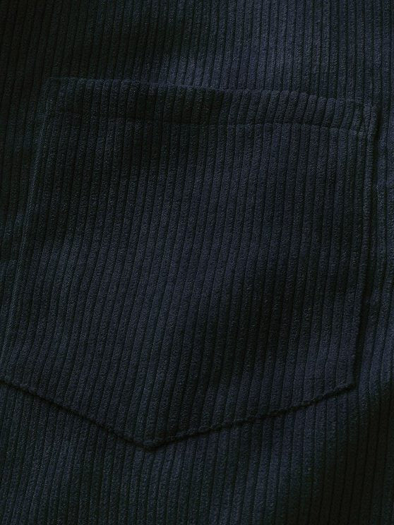 Men's Polo Shirts Ribbed Knit, Long Sleeves and Relaxed Fit