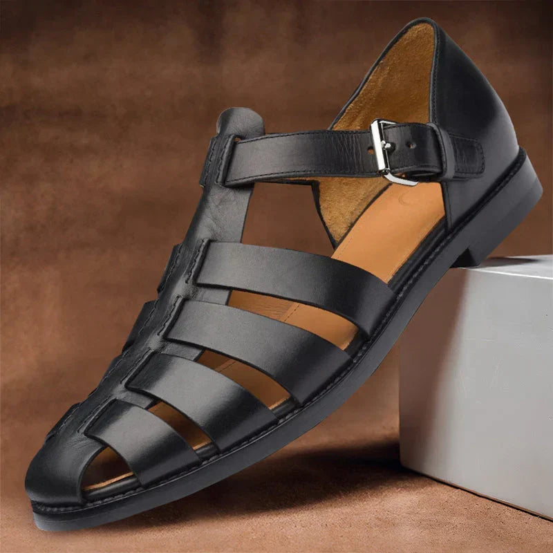 Men's Sandals Breathable with Ergonomic Footbed, Adjustable Straps