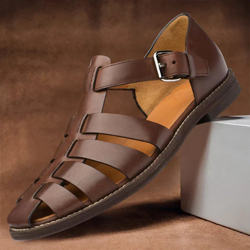 Men's Sandals Breathable with Ergonomic Footbed, Adjustable Straps