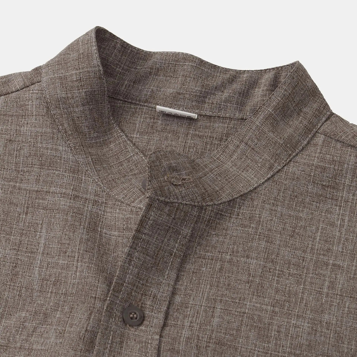Men's Short Sleeve Shirts, Cotton-Linen Blend, Relaxed Summer Fit