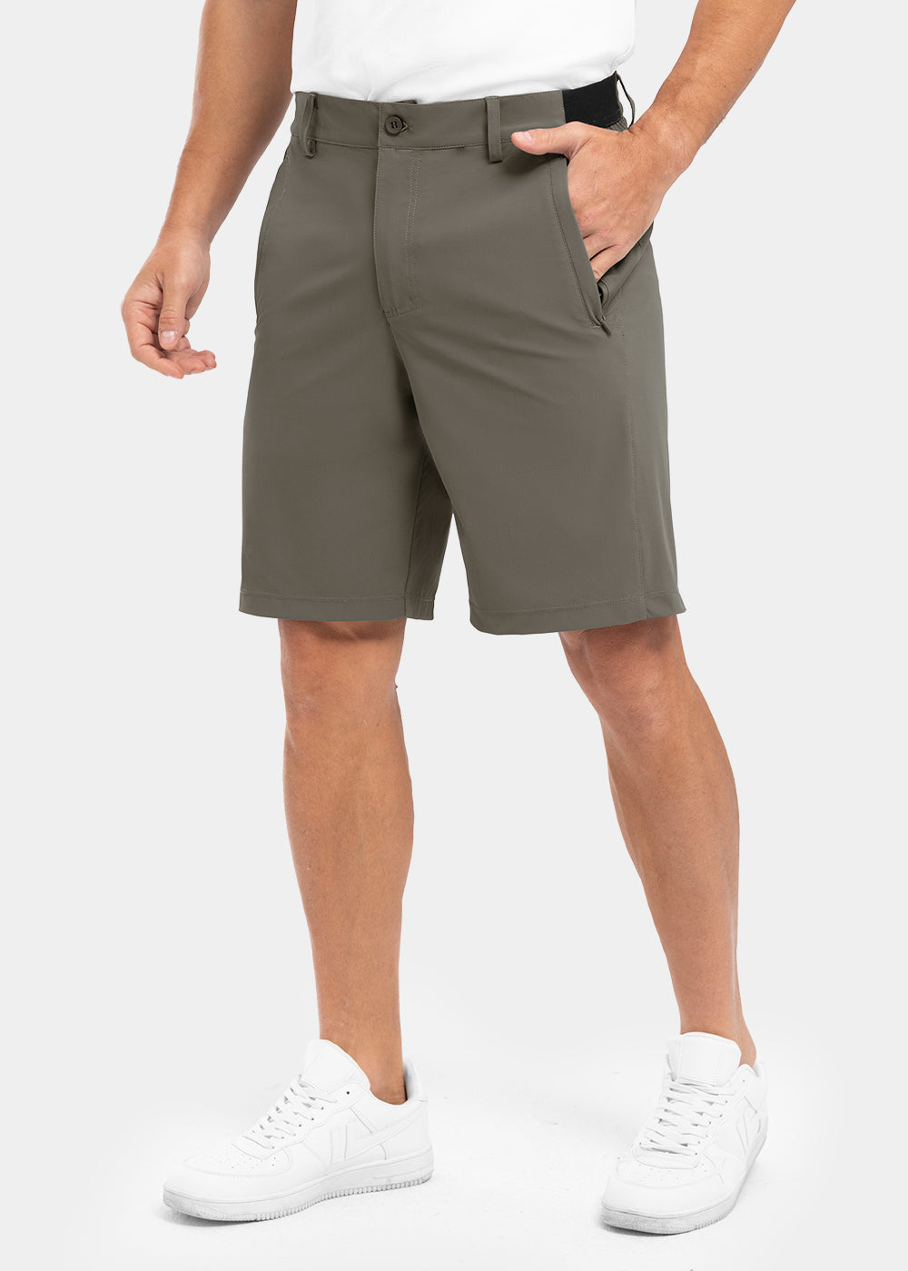 Men's Shorts Cotton Stretch, Straight Fit for Summer