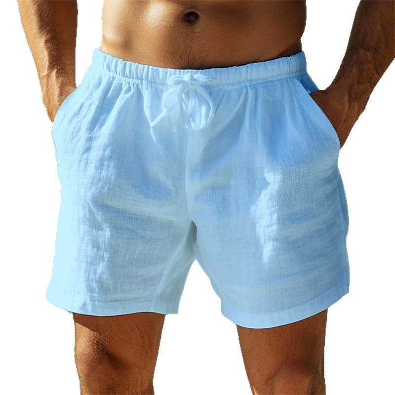 Men's Shorts in Lightweight Cotton, Relaxed Summer Fit