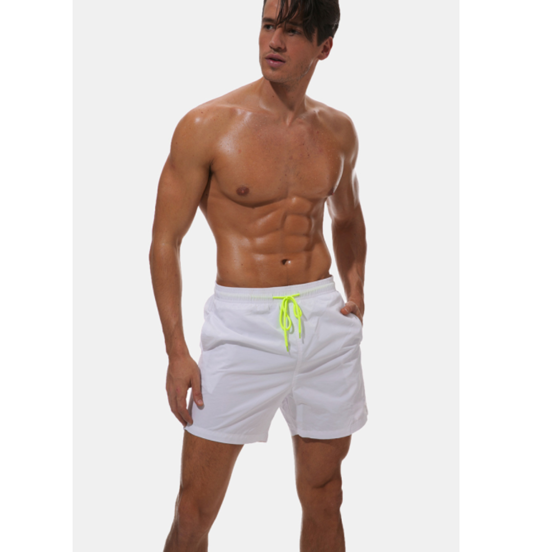 Men's Swim Shorts Quick-Dry with Adjustable Drawstring