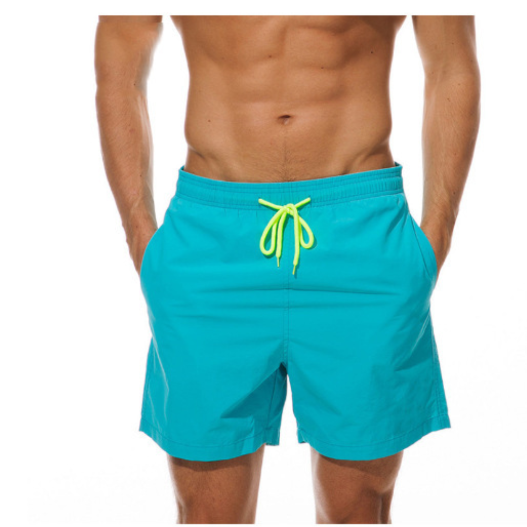 Men's Swim Shorts Quick-Dry with Adjustable Drawstring