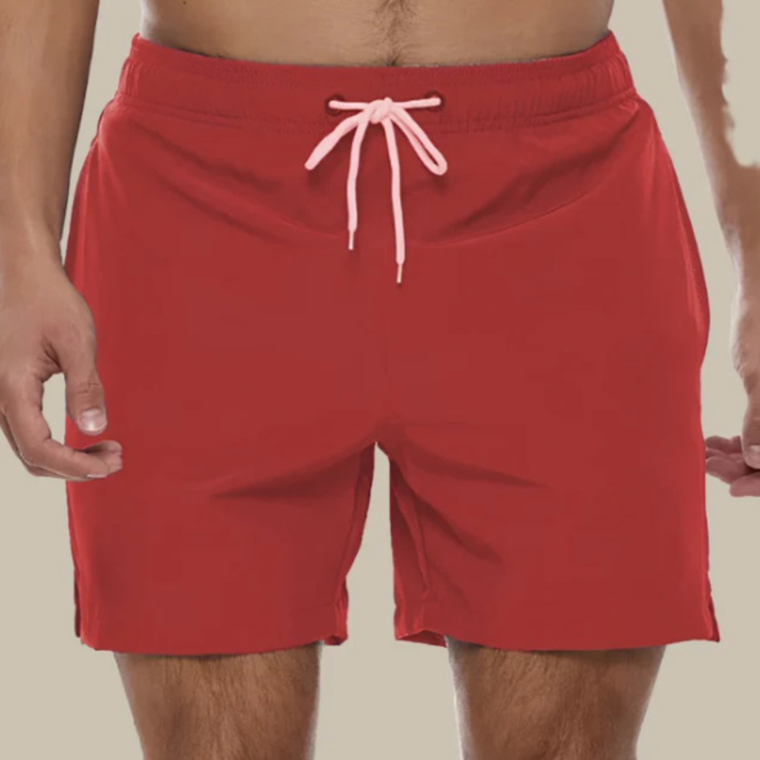 Men's Swim Shorts Quick-Dry with Adjustable Drawstring