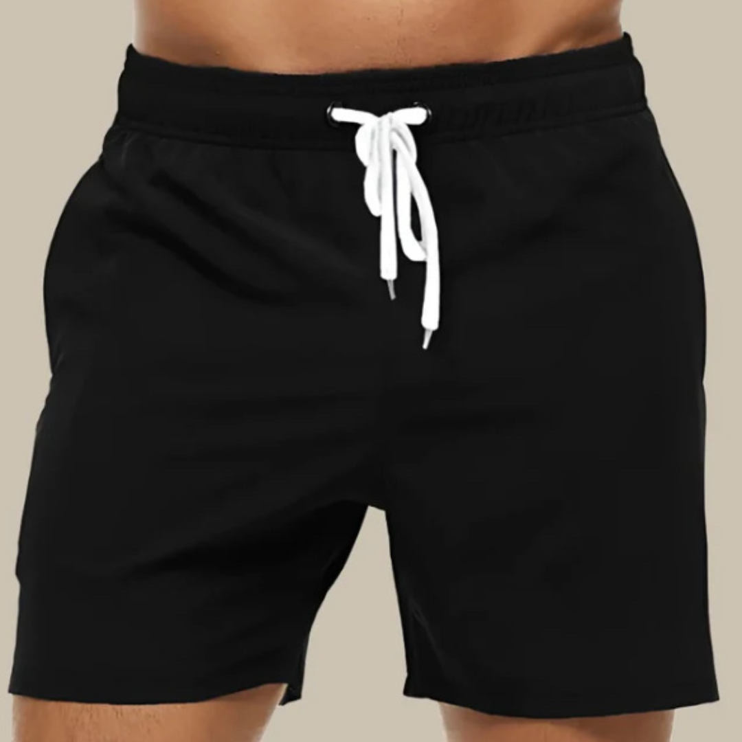 Men's Swim Shorts Quick-Dry with Adjustable Drawstring