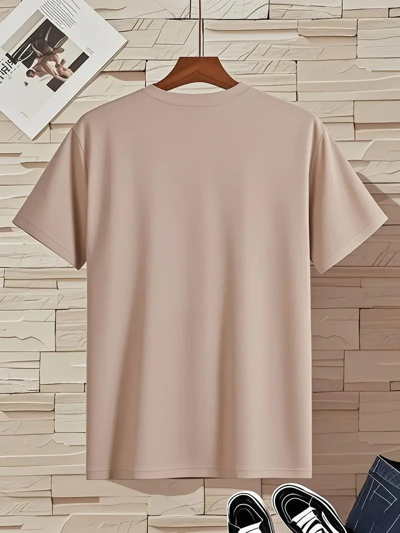 Men's T Shirts Quick-Drying, Fitted V-Neck with Short Sleeves