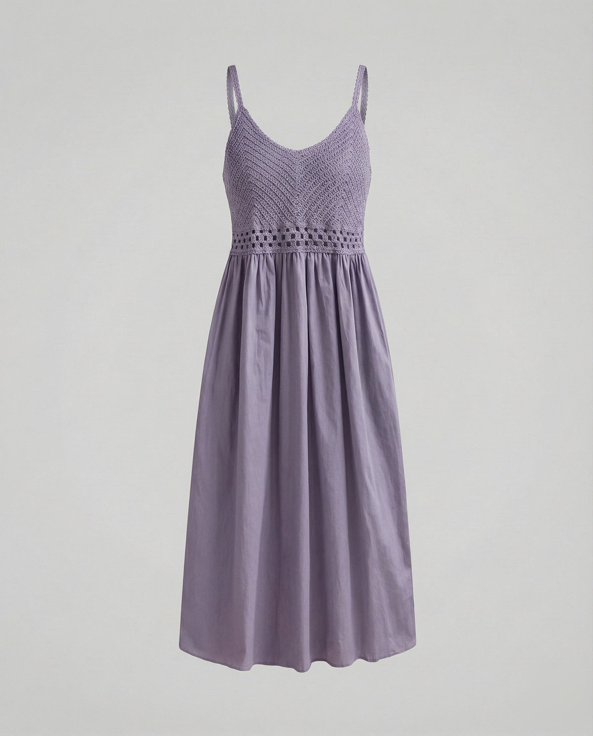 Summer Dress with Crochet and Floral Embroidery for Women