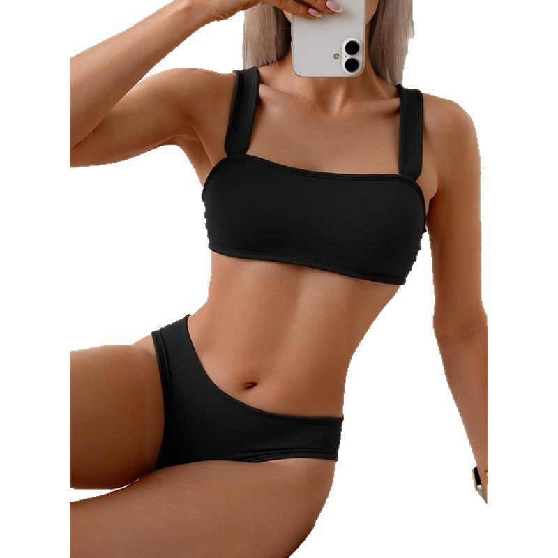 Bikini Set with Wide Straps for Women