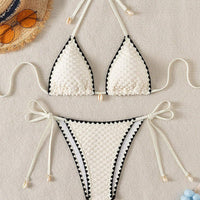 Bikini with Triangle Cut and Adjustable Straps for Women