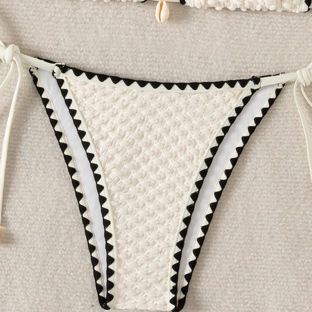 Bikini with Triangle Cut and Adjustable Straps for Women