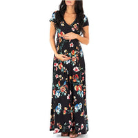 Floral Dress with Wrap Design for Women