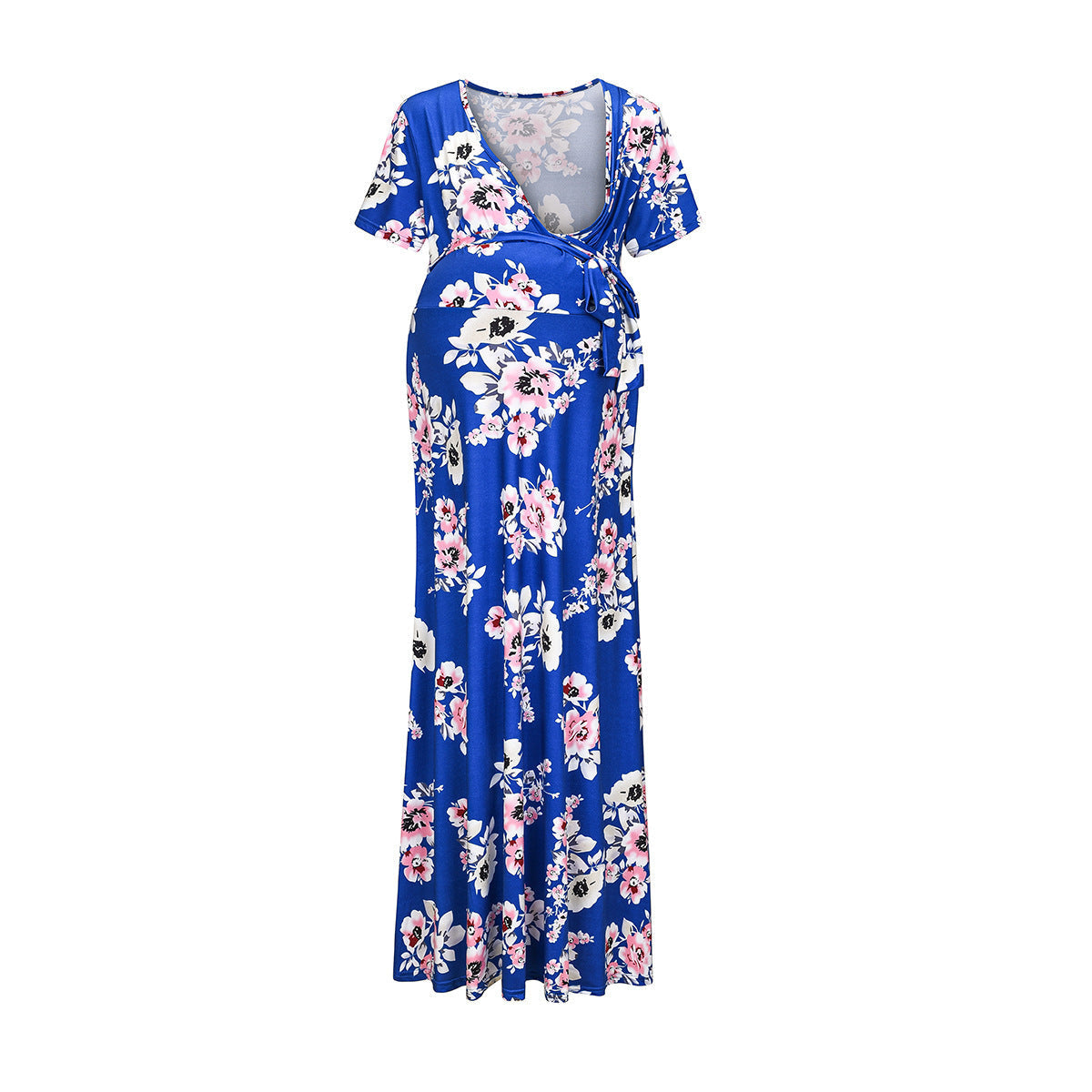 Floral Dress with Wrap Design for Women