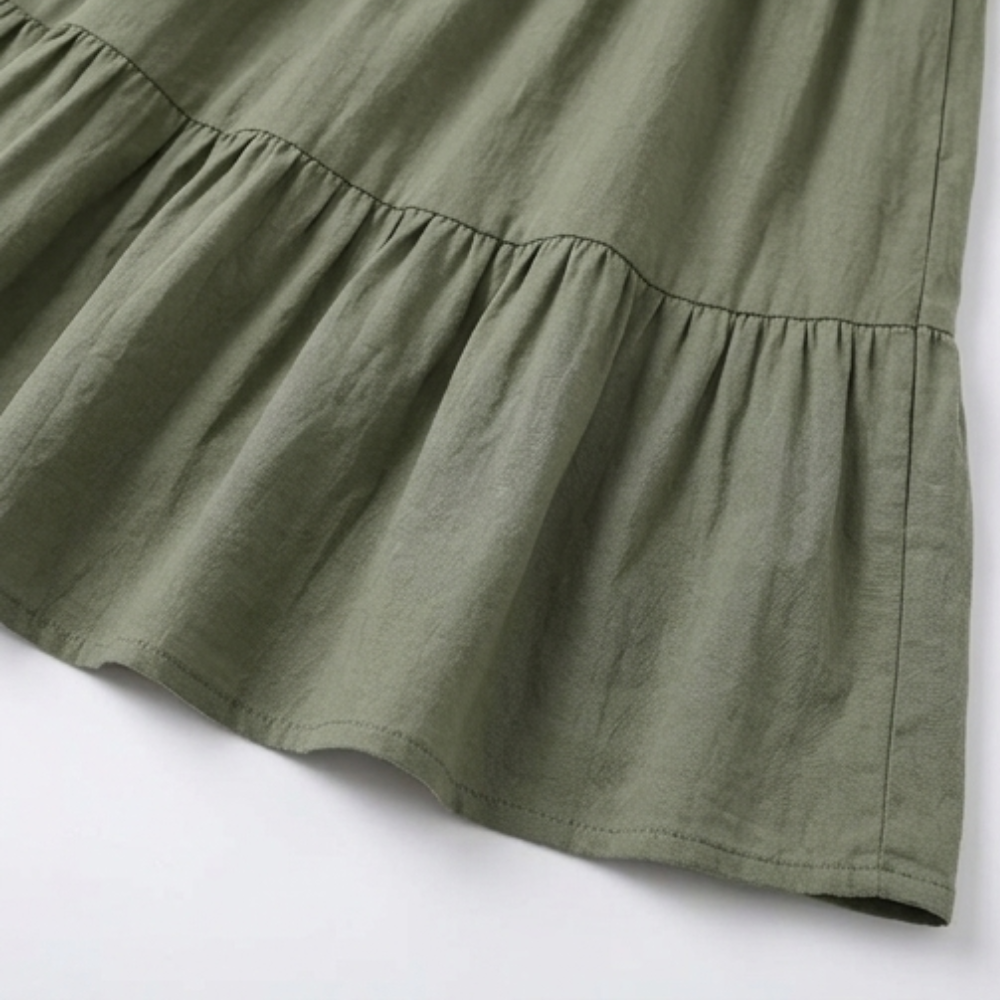 Maxi Dress with Halter Neck and Tiered Design for Women