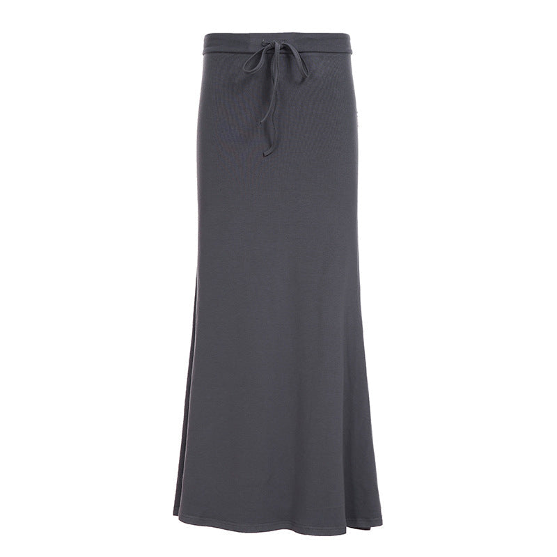 Maxi Skirt with High Waist and Side Slits for Women