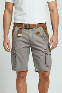 Men's Cargo Shorts Regular Fit with Utility Pockets