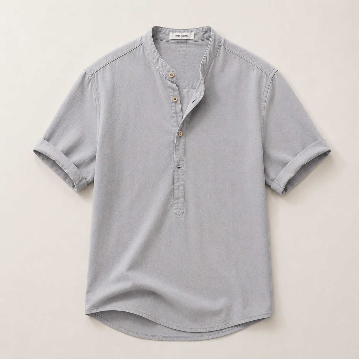 Men's Linen Shirts, Lightweight Blend, Relaxed Fit, Short Sleeves