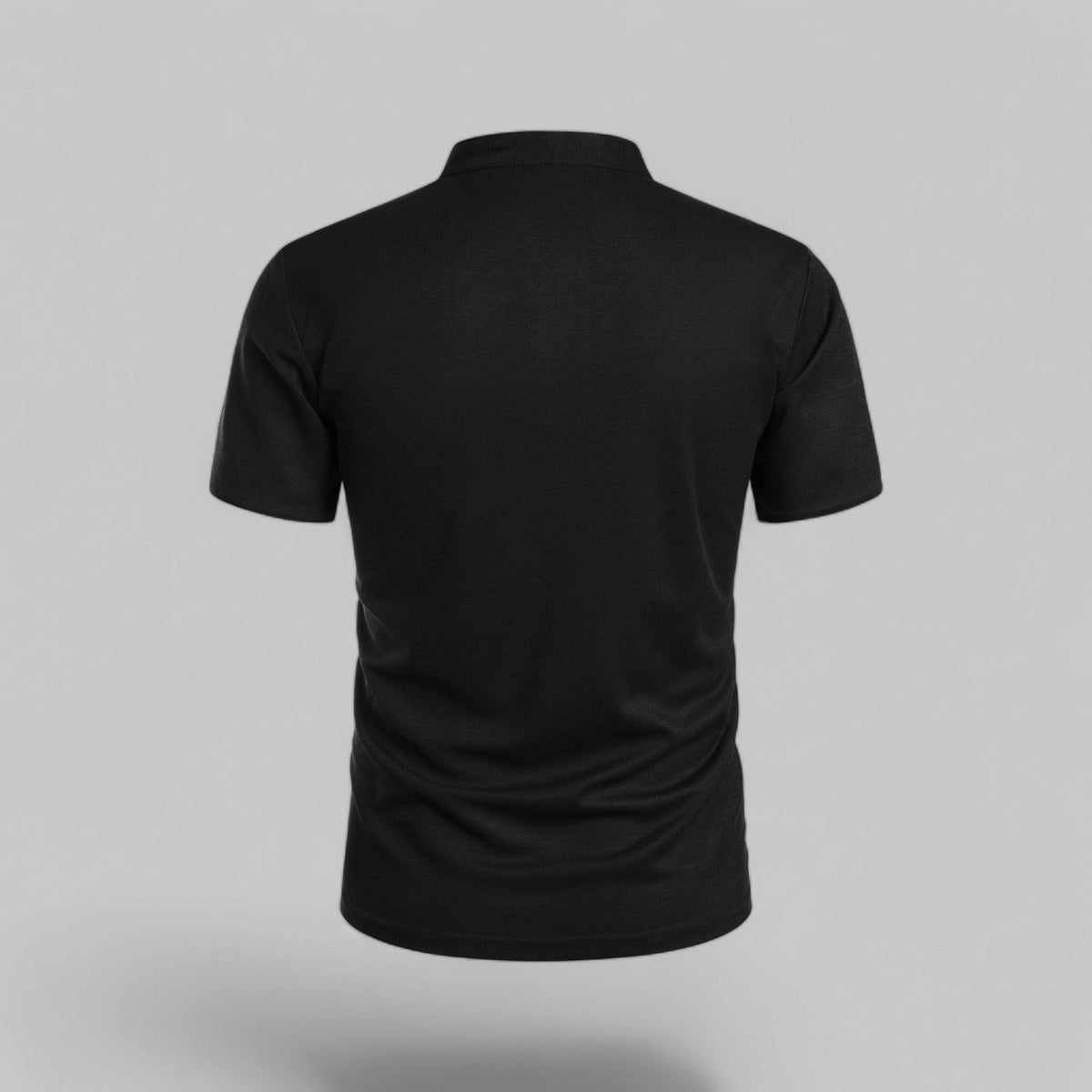 Men's Polo Shirts Relaxed Fit, Short Sleeves and Stand Collar
