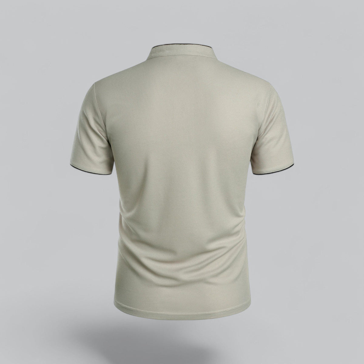 Men's Polo Shirts Relaxed Fit, Short Sleeves and Stand Collar