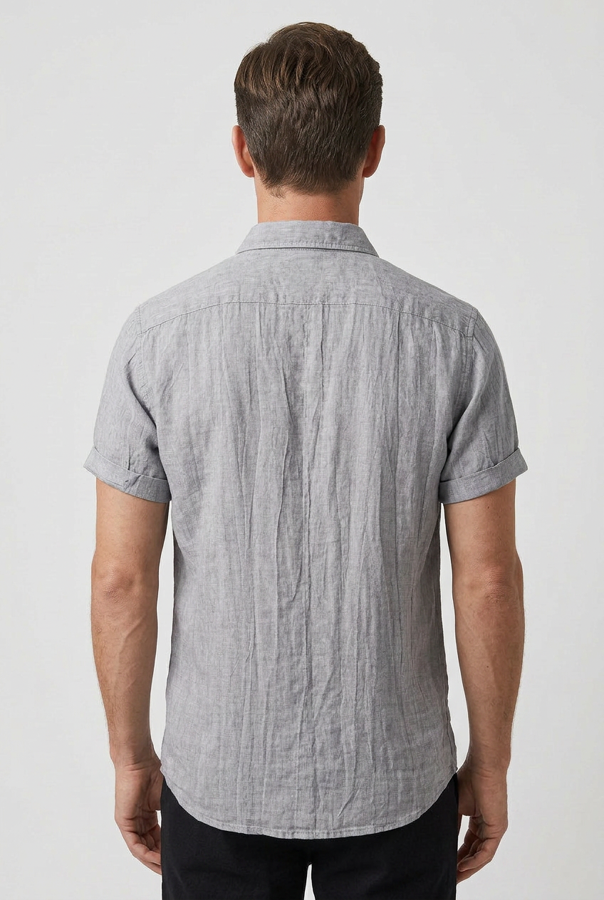 Men's Shirts Short Sleeve, Regular Fit with Button Front