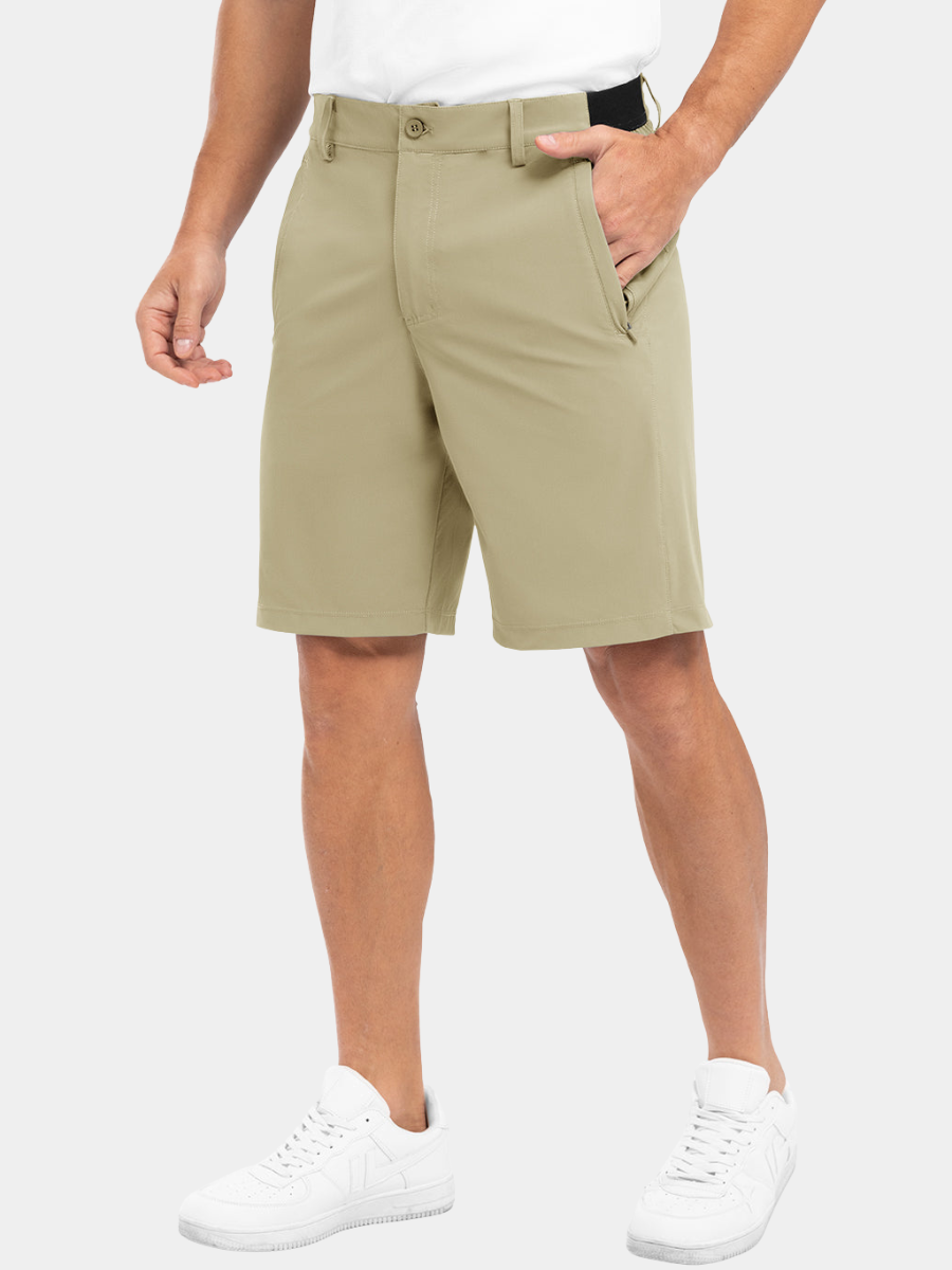Men's Shorts Cotton Stretch, Straight Fit for Summer