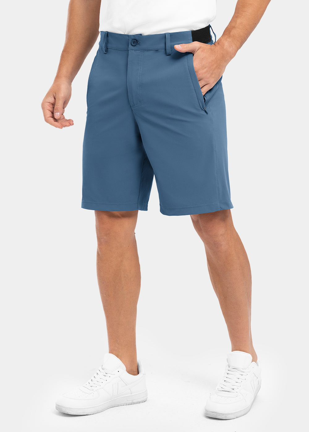 Men's Shorts Cotton Stretch, Straight Fit for Summer
