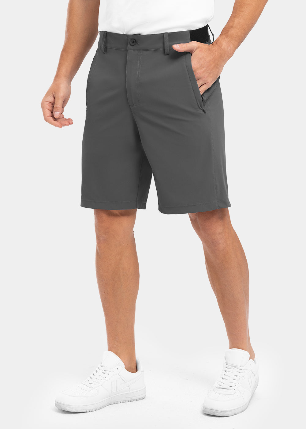 Men's Shorts Cotton Stretch, Straight Fit for Summer