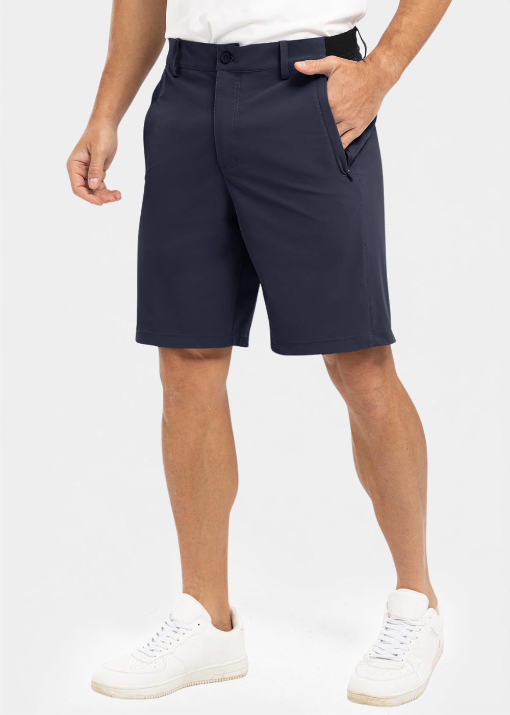 Men's Shorts Cotton Stretch, Straight Fit for Summer