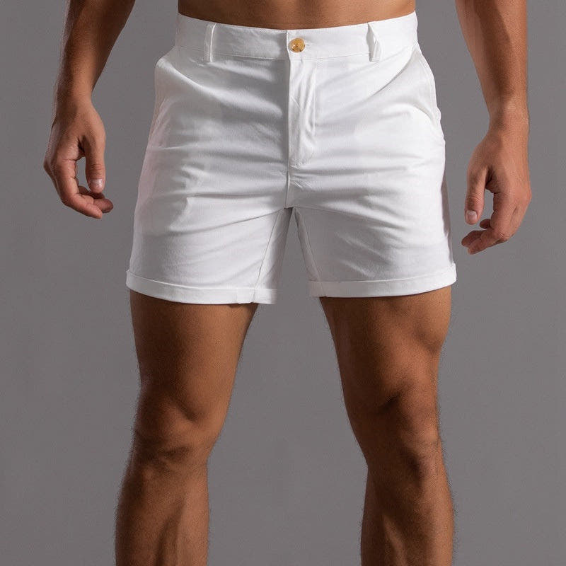 Men's Shorts, Lightweight Tailored Slim Fit Above the Knee