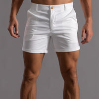 Men's Shorts, Lightweight Tailored Slim Fit Above the Knee