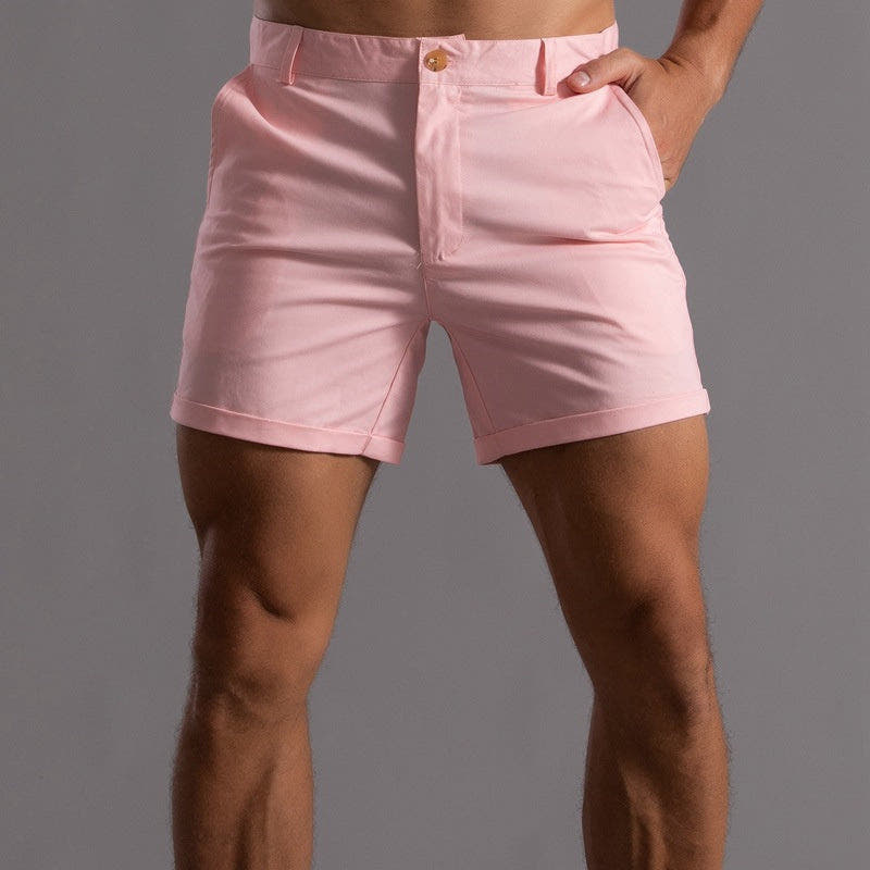 Men's Shorts, Lightweight Tailored Slim Fit Above the Knee