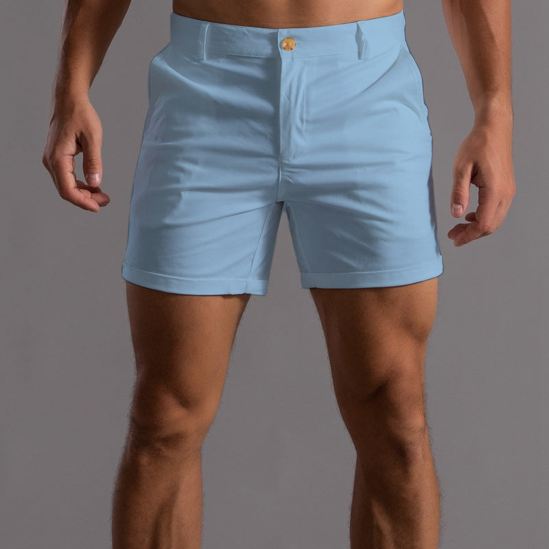 Men's Shorts, Lightweight Tailored Slim Fit Above the Knee