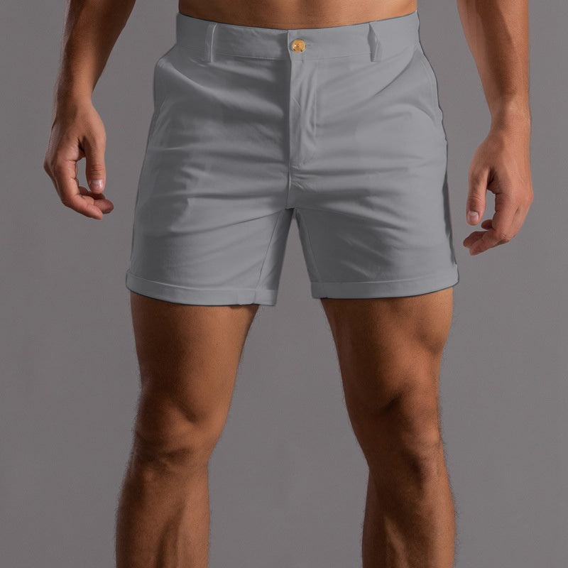 Men's Shorts, Lightweight Tailored Slim Fit Above the Knee