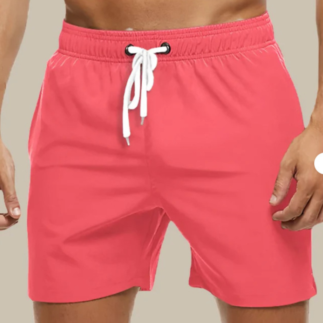 Men's Swim Shorts Quick-Dry with Adjustable Drawstring