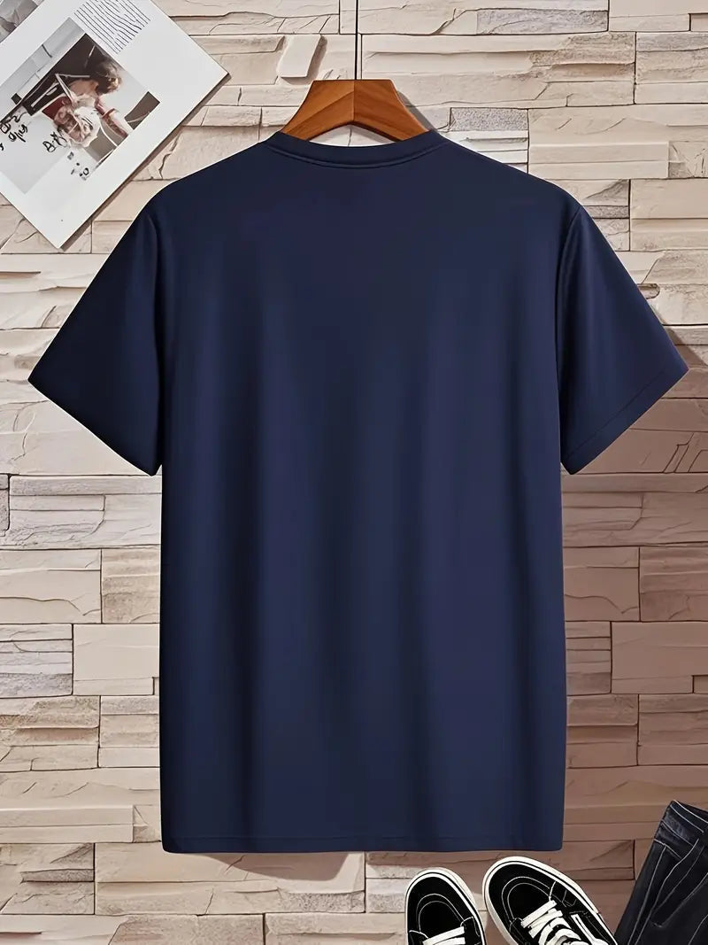 Men's T Shirts Quick-Drying, Fitted V-Neck with Short Sleeves