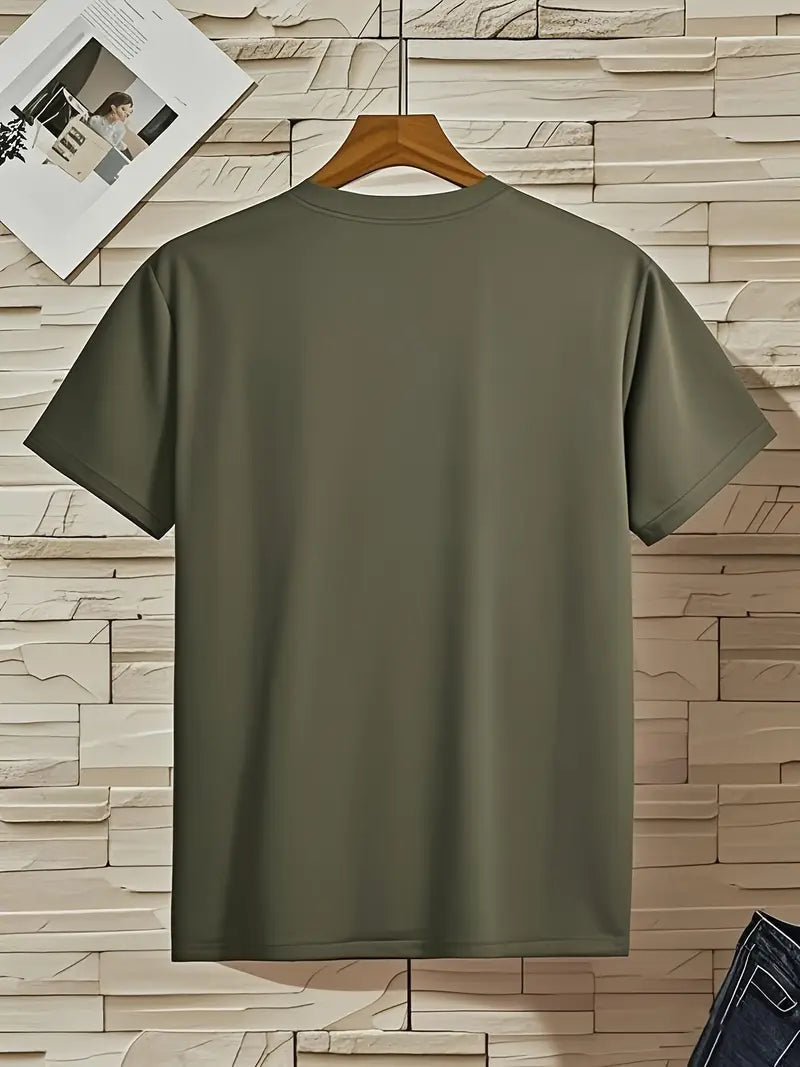 Men's T Shirts Quick-Drying, Fitted V-Neck with Short Sleeves