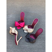 Sandals with High Heels and Bow Details for Women
